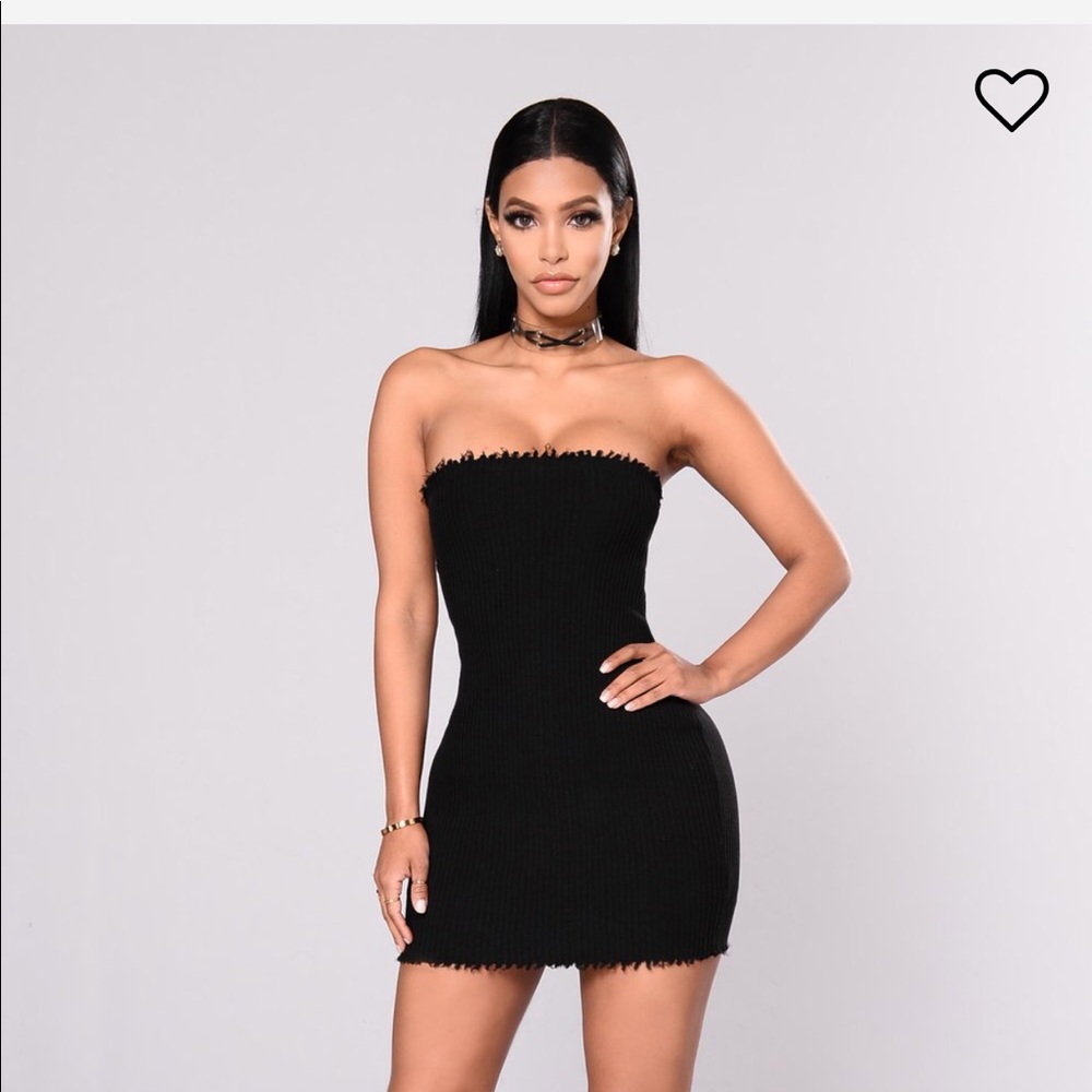 Evocative Knit Tube Dress